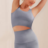 Piece Fitness Vest Seamless Beauty Back Gathered Shockproof Underwear