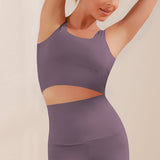 Piece Fitness Vest Seamless Beauty Back Gathered Shockproof Underwear