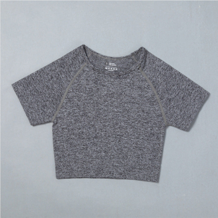 Sportswear T-Shirts Short-Sleeve Workout-Tops Fitness-Crop-Top Seamless Vital Running