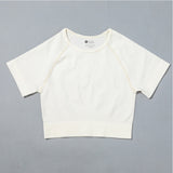 Sportswear T-Shirts Short-Sleeve Workout-Tops Fitness-Crop-Top Seamless Vital Running