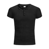 Zipper Knitted Stretch Breathable Fitness Short Sleeves