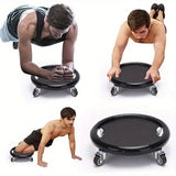 1pc Premium Core Strength Abdominal Roller - 4-Wheel Gliding Disc, Durable PVC, Ideal For Home Gym Fitness