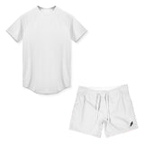 Solid Blank Fitness Short Sleeves
