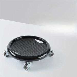 1pc Premium Core Strength Abdominal Roller - 4-Wheel Gliding Disc, Durable PVC, Ideal For Home Gym Fitness