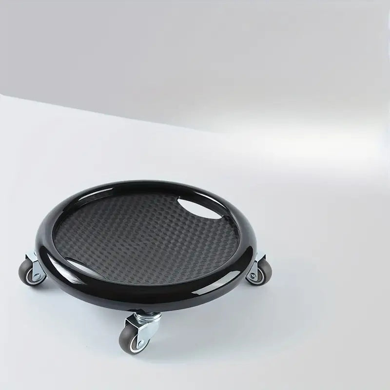 1pc Premium Core Strength Abdominal Roller - 4-Wheel Gliding Disc, Durable PVC, Ideal For Home Gym Fitness