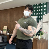 Sports Fitness Short Sleeve Men's Running Training