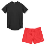 Solid Blank Fitness Short Sleeves